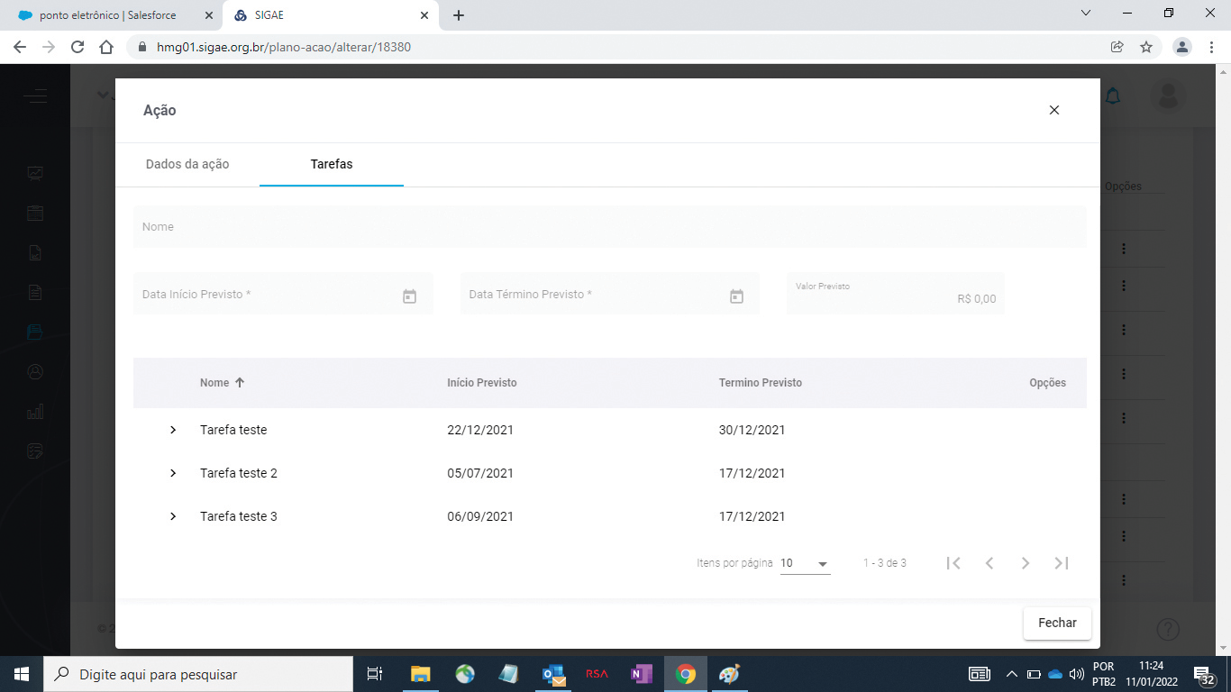Imagem 49 - Como cadastrar o Plano de Ação - Tarefas